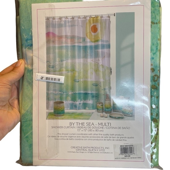 Scatter Joy Shower Curtain new in package💛💚 - Picture 2 of 6